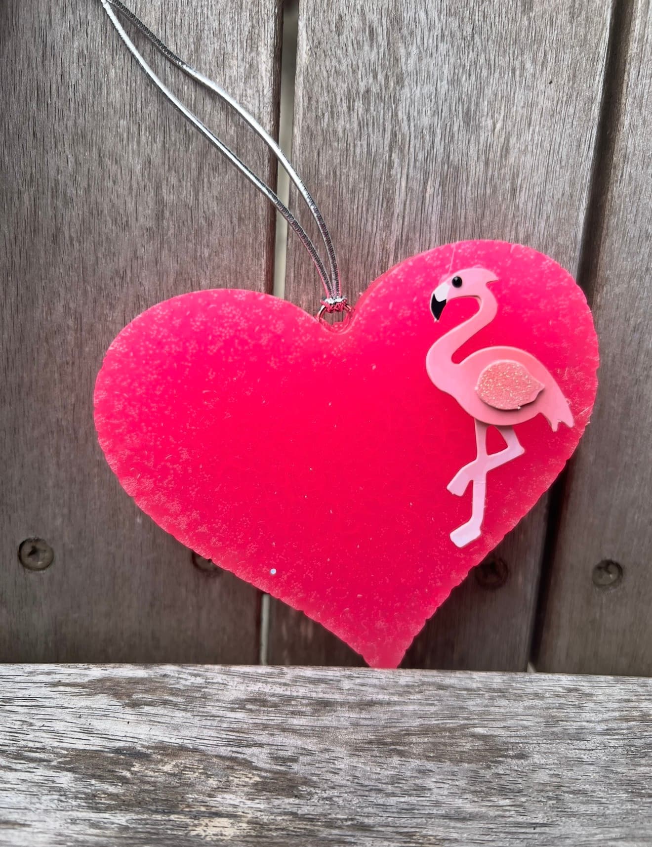 Flamingo Heart - Guava Nectar scented air freshener